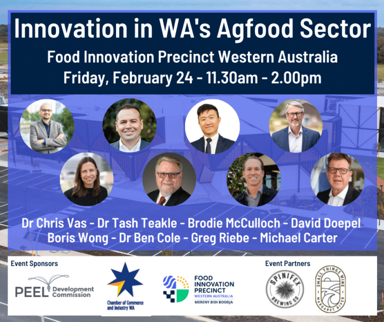 Innovation in WAs Agfood Sector event at FIPWA guest speakers